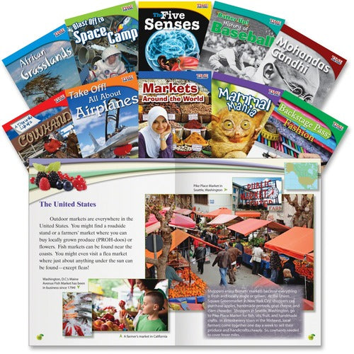 Shell Education SHL16107 TFK Fluent 3rd-grade 10-Book Set 1 Printed Book