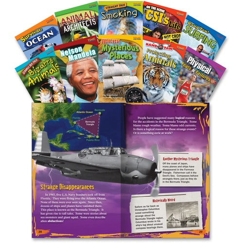 Shell Education SHL18251 TFK Advanced 4th-Grade 10-Book Set 2 Printed Book