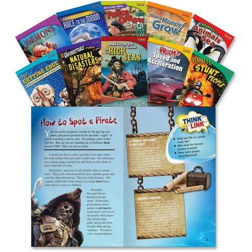Shell Education SHL18253 TFK Challenging 5th-Grade Book Set 1 Printed Book