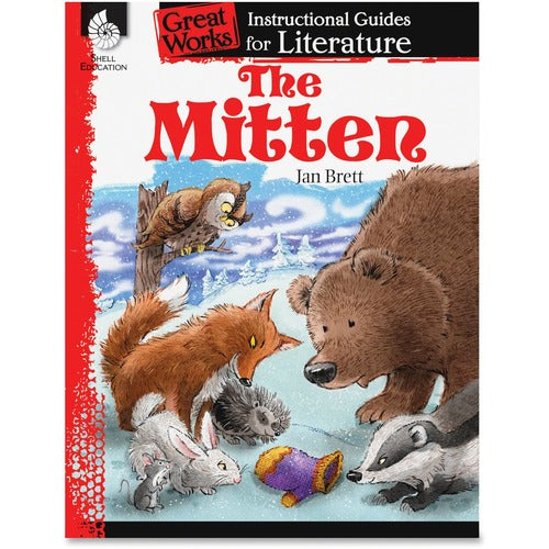 Shell Education SHL40004 Education The Mitten Instructional Guide Printed Book by Jan Brett