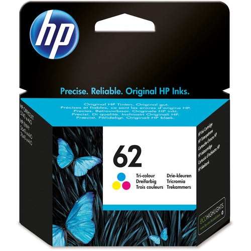 HP HEWC2P06AN 62 (C2P06AN) Original Inkjet Ink Cartridge - Cyan, Magenta, Yellow - 1 Each