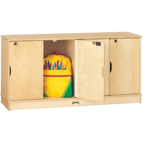 Jonti-Craft JNT4688JC Single Stack 4-Section Student Lockers