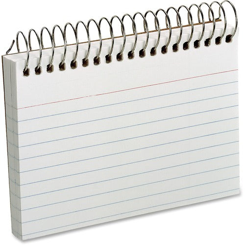 Oxford OXF40282 Spiral Bound Ruled Index Cards