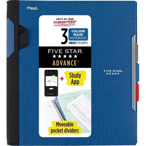 Mead MEA06324 College Ruled Subject Notebooks