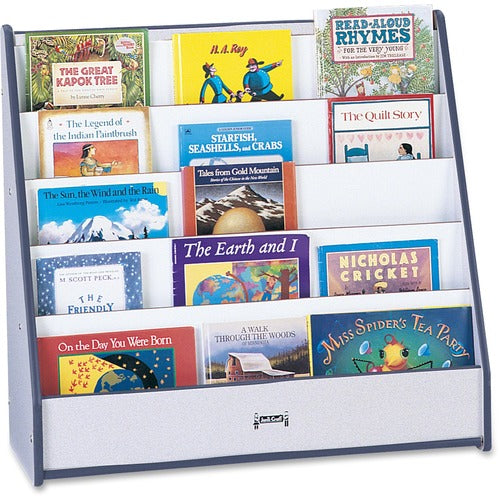 Jonti-Craft JNT3514JCWW112 Rainbow Accents Laminate 5-shelf Pick-a-Book Stand