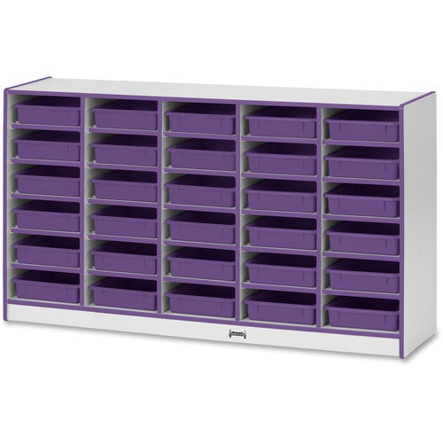 Jonti-Craft JNT0931JCWW004 Rainbow Accents Mobile Paper-Tray Storage