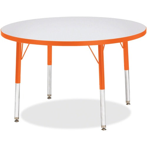 Jonti-Craft JNT6488JCE114 Berries Elementary Height Color Edge Round Table