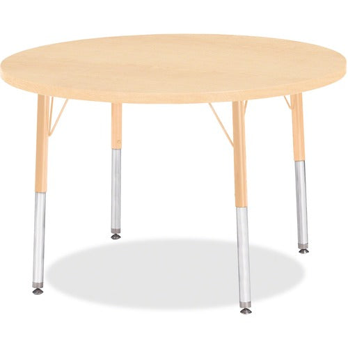 Jonti-Craft JNT6488JCE251 Elementary Height Maple Round Table
