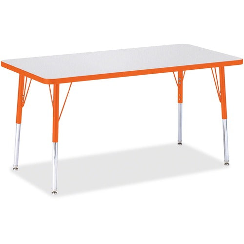 Jonti-Craft JNT6403JCA114 Berries Adult Height Color Edge Rectangle Table