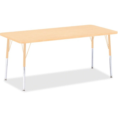 Jonti-Craft JNT6413JCA251 Berries Adult Height Maple Top/Edge Rectangle Table