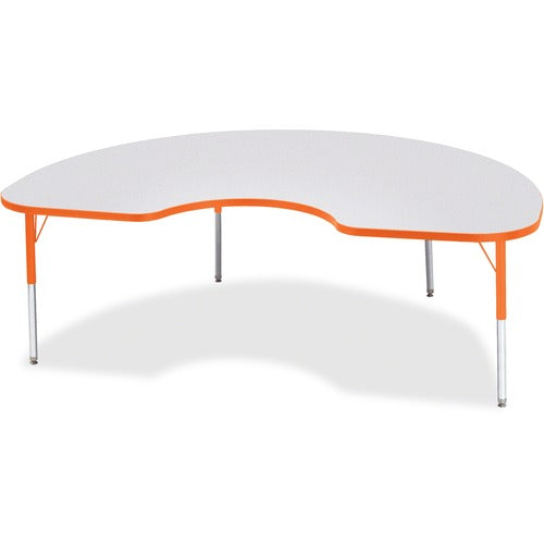 Jonti-Craft JNT6423JCE114 Berries Elementary Height Color Edge Kidney Table