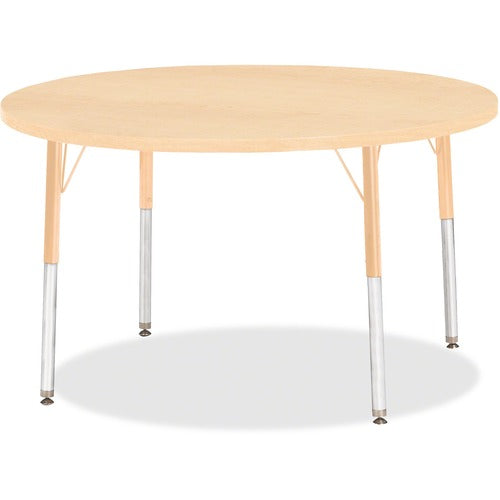 Jonti-Craft JNT6468JCE251 Berries Elementary Height. Maple Top/Edge Round Table