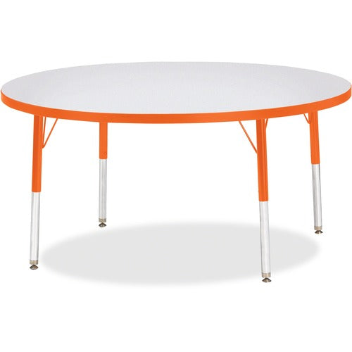 Jonti-Craft JNT6433JCE114 Berries Elementary Height Color Edge Round Table