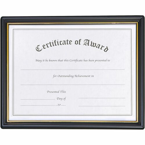 nudell NUD19210 Plastic Framed Award Certificate