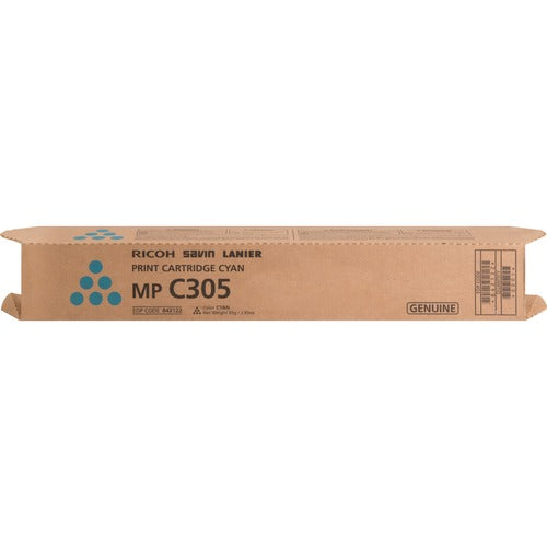 Ricoh RIC842122 Original Laser Toner Cartridge - Cyan - 1 Each