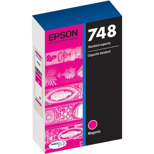 Epson EPST748320 DURABrite Pro 748 Original Standard Yield Inkjet Ink Cartridge - Magenta - 1 Each