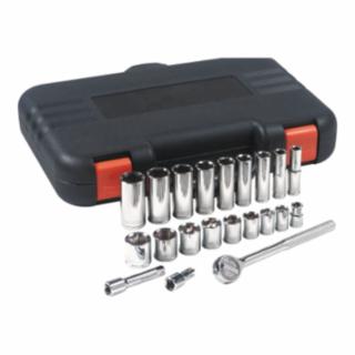 ANCHOR BRAND 07-846 22 Piece Thorsen 3/8 Dr.Std./Deep Socket Set 6Pt