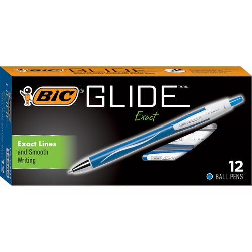 BIC BICVCGN11BE Glide Exact Retractable Ballpoint