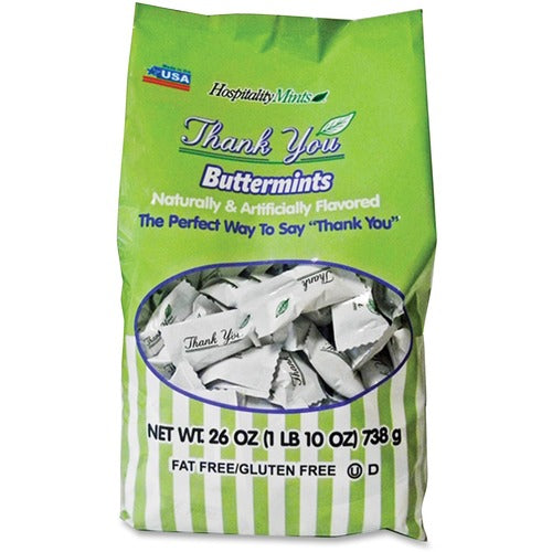 Hospitality Mints HMT19061 Thank You Buttermints
