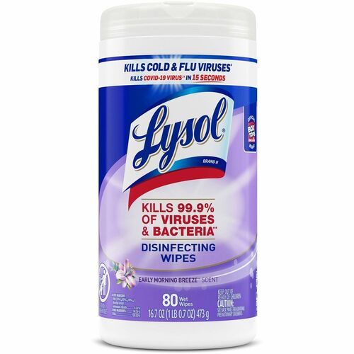 Lysol RAC89347 Early Morning Breeze Disinfecting Wipes