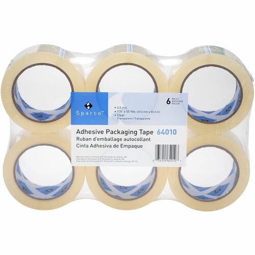 Sparco SPR64010PK Premium Heavy-duty Packaging Tape Roll