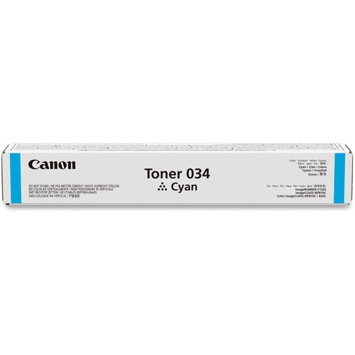 Canon CNMCRTDG034C Original Laser Toner Cartridge - Cyan - 1 Each