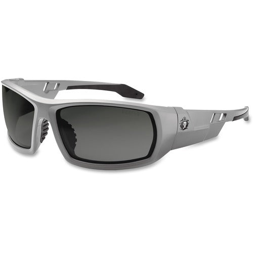 Ergodyne EGO50133 Fog-Off Smoke Lens/Gray Frame Safety Glasses