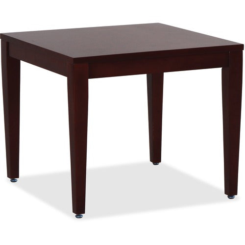 Lorell LLR59543 Solid Wood Corner Table