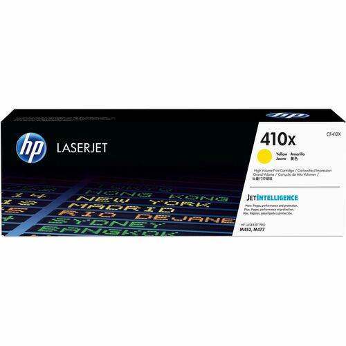 HP HEWCF412X 410X (CF412X) Original High Yield Laser Toner Cartridge - Single Pack - Yellow - 1 Each