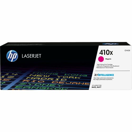 HP HEWCF413X 410X (CF413X) Original High Yield Laser Toner Cartridge - Single Pack - Magenta - 1 Each
