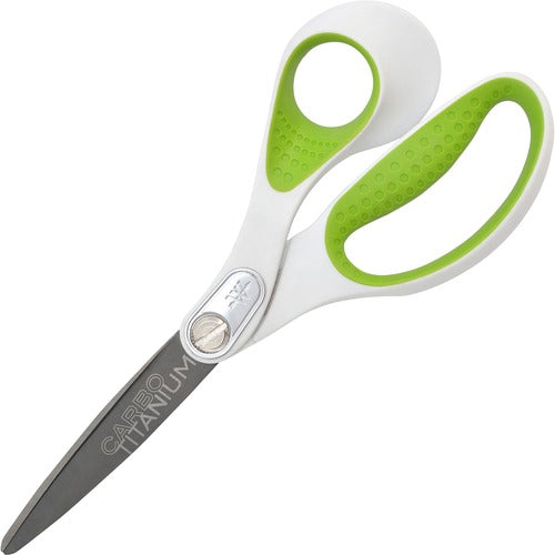 Westcott ACM16447 Acme United Carbo Titanium Bent Scissors - 8" Overall Length - Pointed - Bent - Titanium - Gray