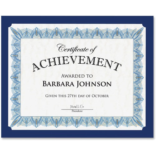 Geographics GEO47835 Geographics Certificate Holder - 10 / Pack - Navy