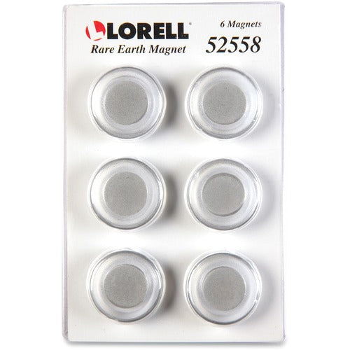 Lorell LLR52558 Round Cap Rare Earth Magnets