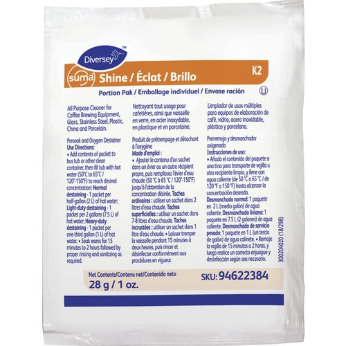 Diversey DVO94622384 Suma Shine Portion Pak