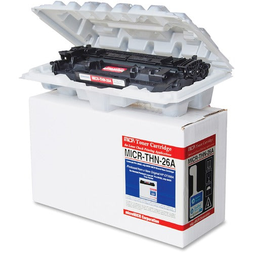 microMICR MCMMICRTHN26A MICR Standard Yield Laser Toner Cartridge CF226A - Black - 1 Each