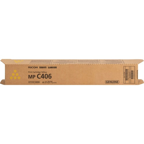 Ricoh RIC842094 Original Laser Toner Cartridge - Yellow - 1 Each