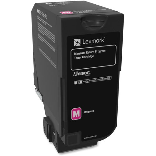 Lexmark LEX74C10M0 Unison Original Toner Cartridge - Magenta - Laser - Standard Yield - 3000 Page