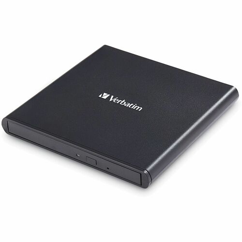 Verbatim VER98938 External Slimline Cd/Dvd Writer - Dvd-Ram/±R/±Rw Support/24X Cd Rewrite/8X Dvd Rewrite - Double-Layer Media Supported - Usb 2.0 - Slimline