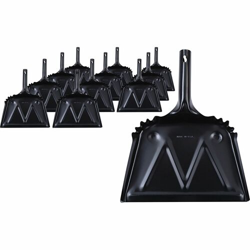 Genuine Joe GJO58143CT Heavy-duty Metal Dustpan