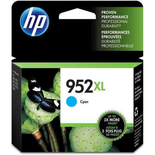 HP HEWL0S61AN 952Xl Original Ink Cartridge - Cyan - Inkjet - High Yield - 1600 Page - 1 Each