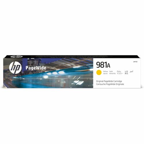 HP HEWJ3M70A 981A (J3M70A) Original Page Wide Ink Cartridge - Single Pack - Yellow - 1 Each