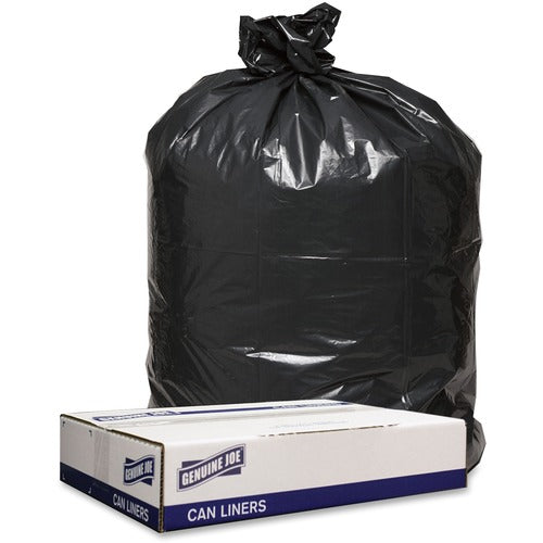 Genuine Joe GJO98210 Low Density Black Can Liners