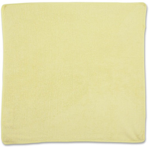 Rubbermaid Commercial RCP1820584 16x16 Light Commercial MF Cloth Yellow