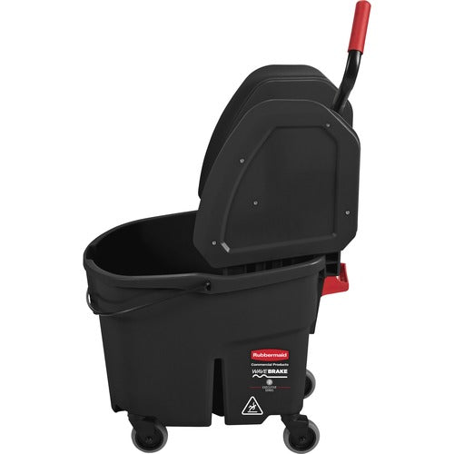 Rubbermaid Commercial RCP1863898 WaveBrake Down Press Mop Bucket