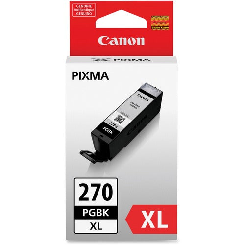 Canon CNMPGI270XLPGBK PGI-270XL Original Inkjet Ink Cartridge - Pigment Black - 1 Each