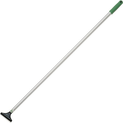 Unger UNGLH12CCT 4" Light-Duty Scraper - Light Duty, Ergonomic Handle - 4" Head - 48" Handle - Carbon Steel - Gray