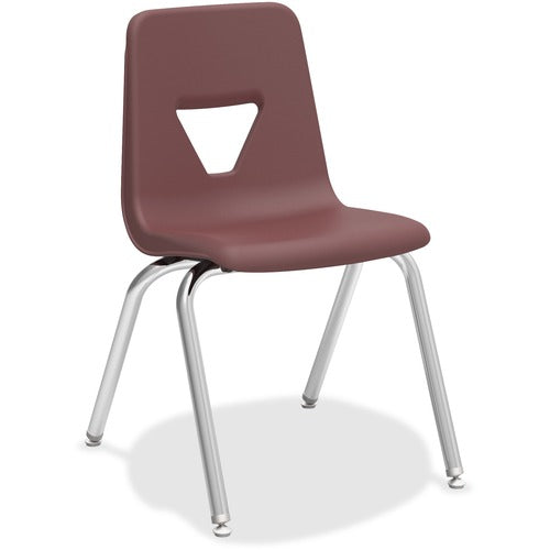 Lorell LLR99892 18" Seat-height Student Stack Chairs