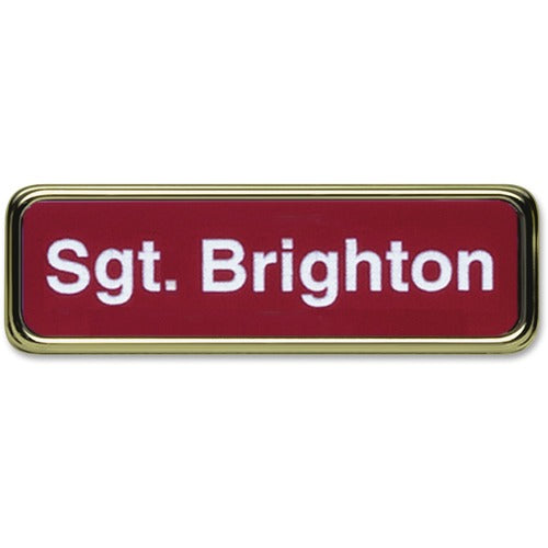 Xstamper XSTJ60 Gold Frame Name Badge