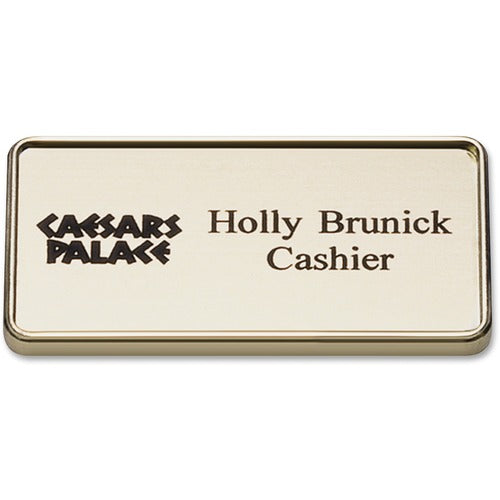 Xstamper XSTJ67 Framed Name Badge With Logo