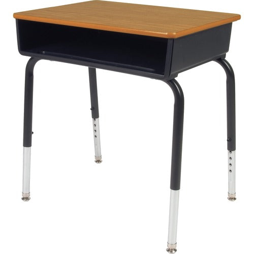 Lorell LLR99893 Adjustable-Height Student Desks with Book Box